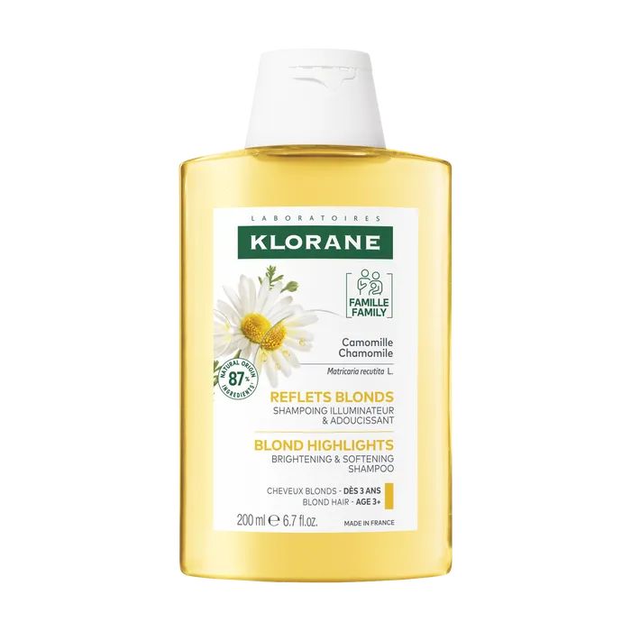 Klorane – Illumine – Cheveux Blonds Shampoing à la Camomille 200 ml
