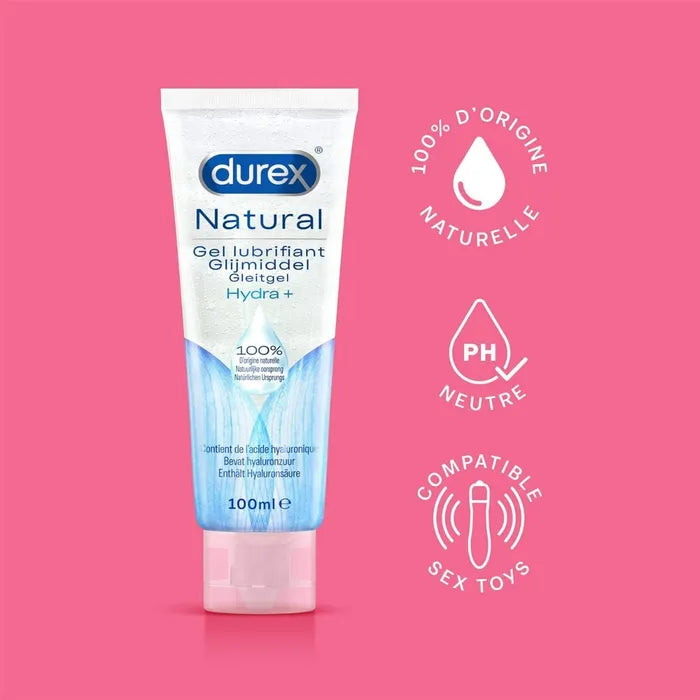 Durex NATURAL - Gel Lubrifiant Naturel Hydra +, 100ml