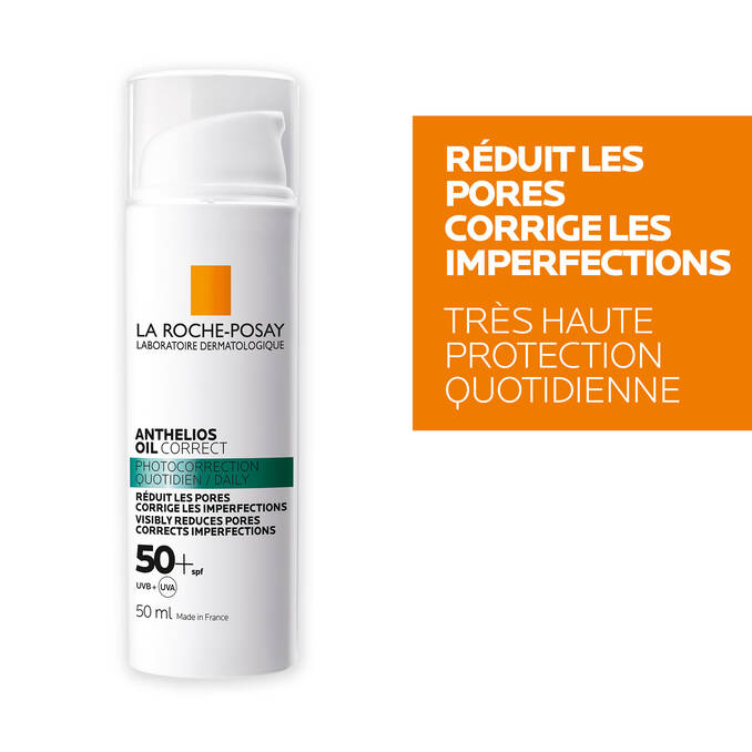 La Roche-Posay Anthelios Crème solaire Oil Correct SPF50+, 50ml