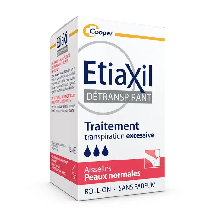 Etiaxil Détranspirant Extrême - Roll On - Peaux Normales, 15ml