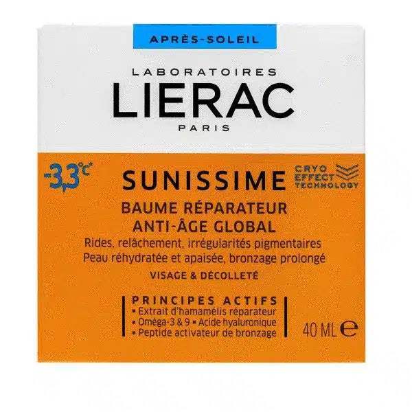 lierac sunissime baume reparateur anti age global 40ml