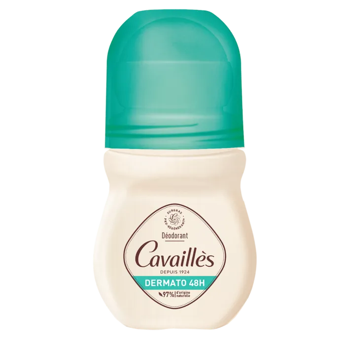 Cavaillès DERMATO - Déodorant 48H Roll-On - Peaux Sensibles, 50ml