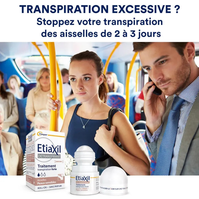 Etiaxil TOLERANCE – Détranspirant pour les Aisselles, 15ml