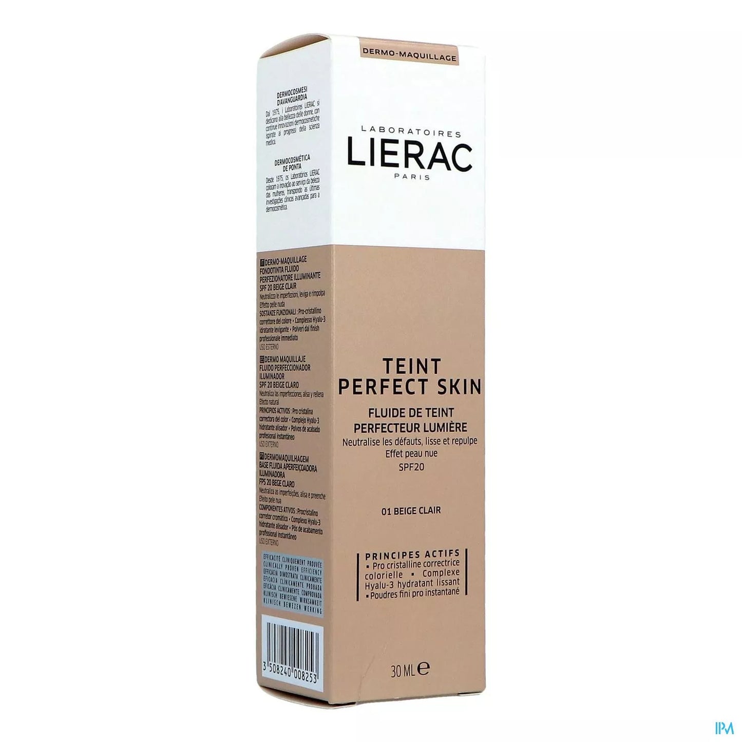 Lierac teint perfect skin fluide beige clair 30ml