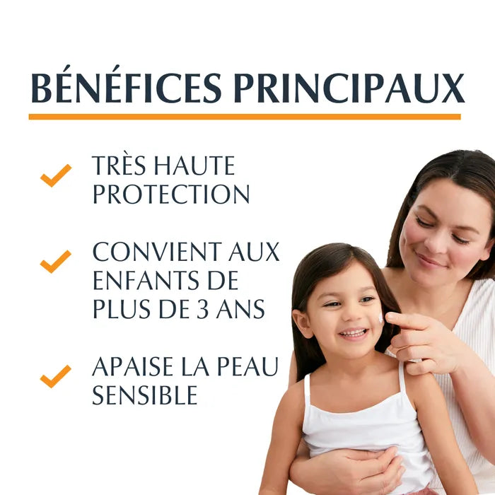 EUCERIN SUN PROTECTION - Sensitive Protect Kids Spray Solaire SPF50+ Sans Parfum - Peaux Sensibles, 200ml