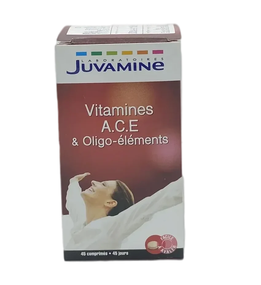 Juvamine Vitamines A.C.E & Oligo-éléments 45 Comprimés