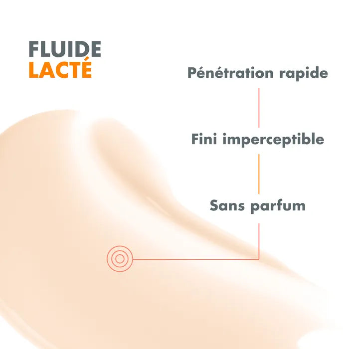 Avène INTENSE PROTECT - Fluide Solaire SPF50+ Sans Parfum - Visage et Corps - Peaux Sensibles, 150ml