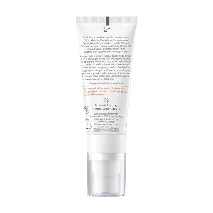 Avène TOLERANCE HYDRA-10 - Fluide Hydratant - Visage - Peaux Sensibles Normales à Mixtes, 40ml