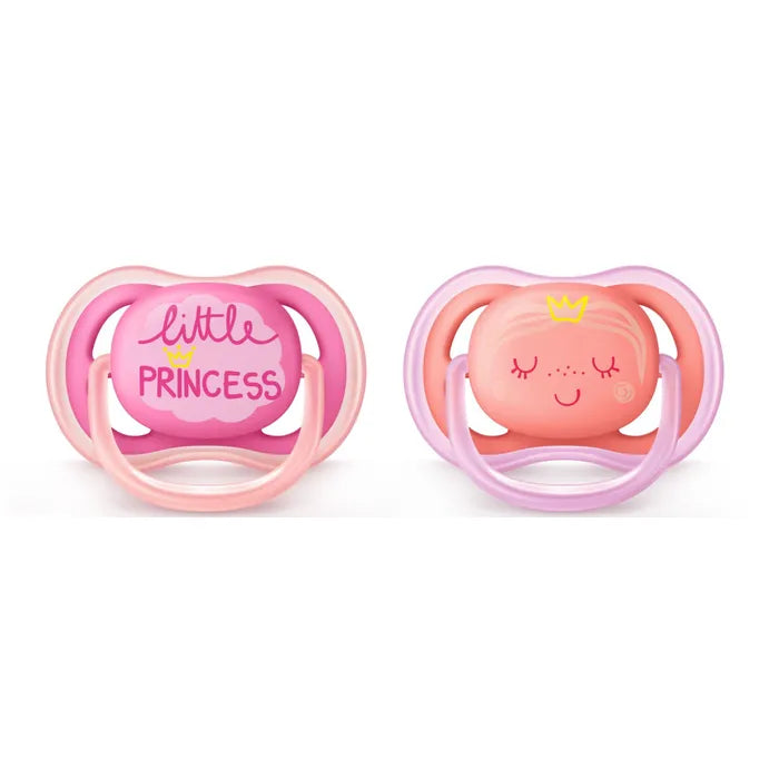 Avent ULTRA-AIR - Sucettes Orthodontiques - De 6 à 18 mois, 2 Sucettes