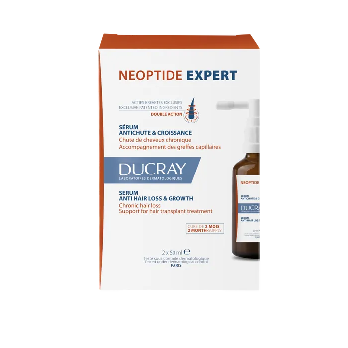 Ducray NEOPTIDE EXPERT - Sérum Anti-Chute de Cheveux et Croissance, 2x50ml