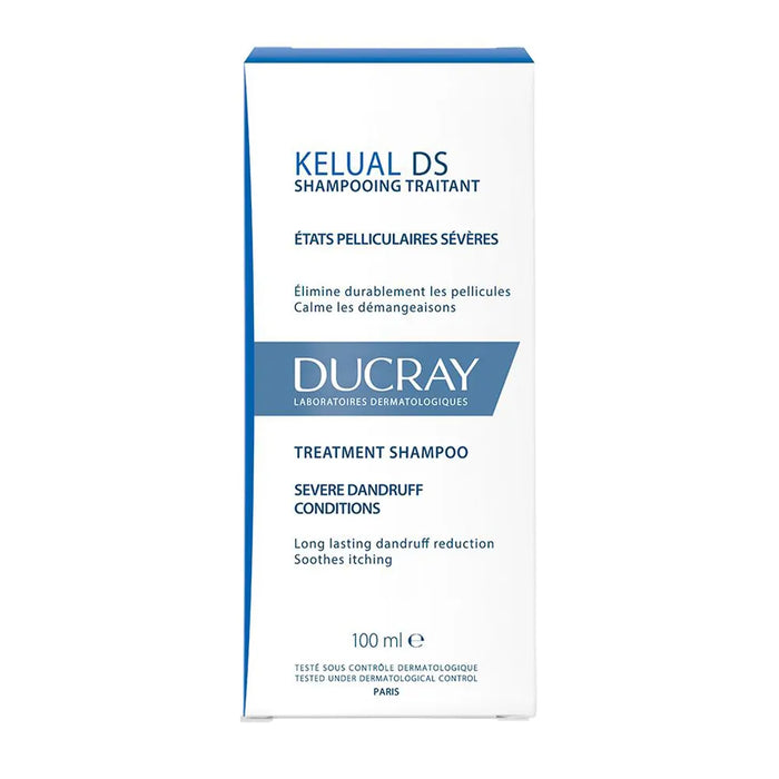 Ducray KELUAL DS - Shampooing Traitant Antipelliculaire - Démangeaisons Sévères, 100ml