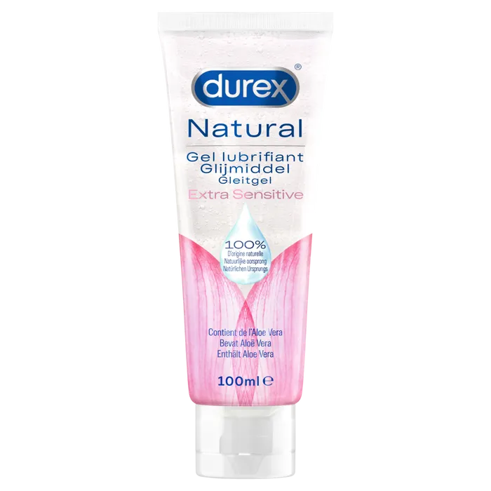 Durex NATURAL - Gel Lubrifiant Naturel Extra Sensitive, 100m
