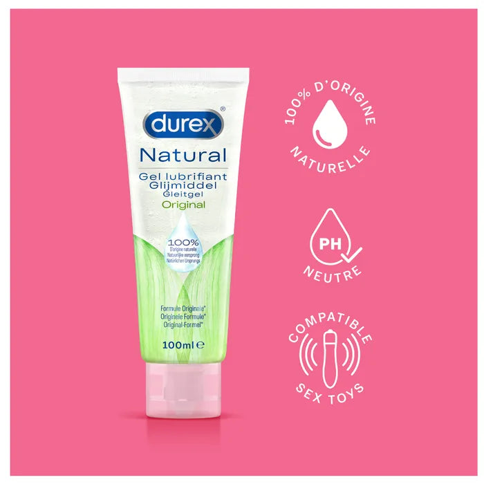 Durex NATURAL - Gel Lubrifiant Original, 100m