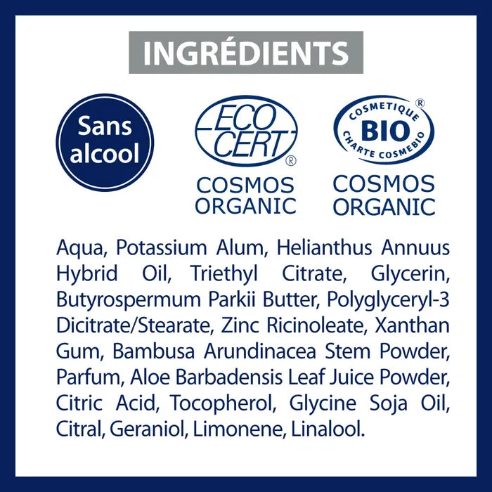 Etiaxil Déodorant Roll-On Anti-Transpirant Végétal 48h Bio - Parfum Thé Vert, 50ml
