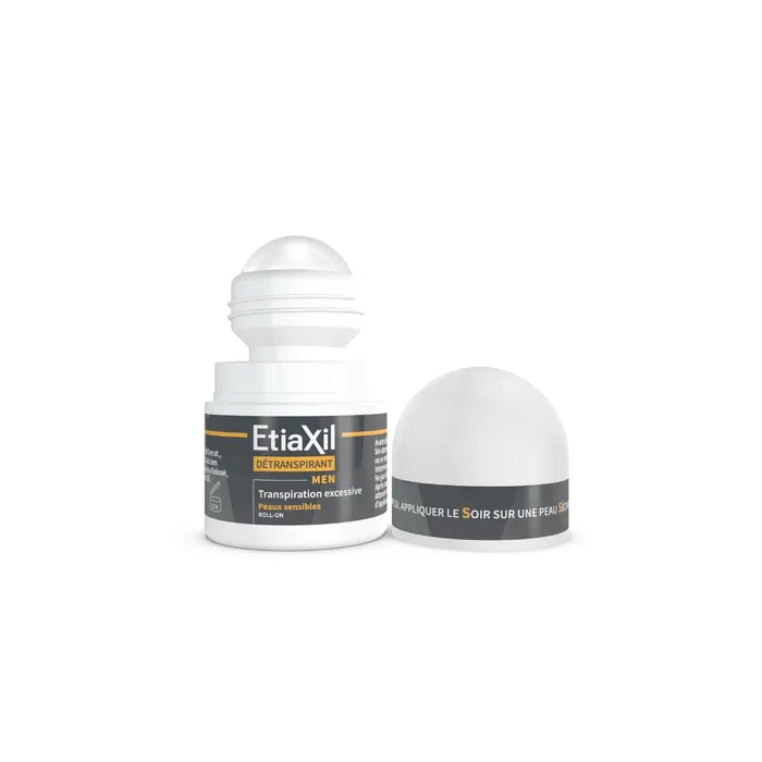 Etiaxil MEN - Détranspirant Transpiration Excessive - Peaux Sensibles, 15ml