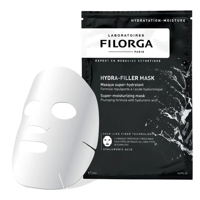 Filorga HYDRA-FILLER MASK - Masque Visage Tissu à l'Acide Hyaluronique, 20ml