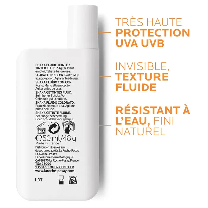 La Roche-Posay ANTHELIOS - SPF30 Fluide Solaire Invisible avec Parfum Peaux Normales à Mixtes, 50ml