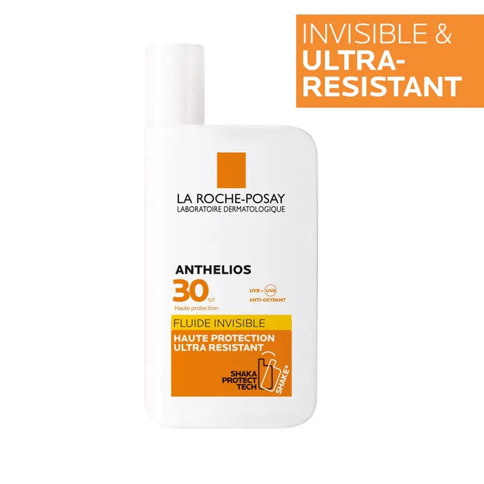 La Roche-Posay ANTHELIOS - SPF30 Fluide Solaire Invisible avec Parfum Peaux Normales à Mixtes, 50ml