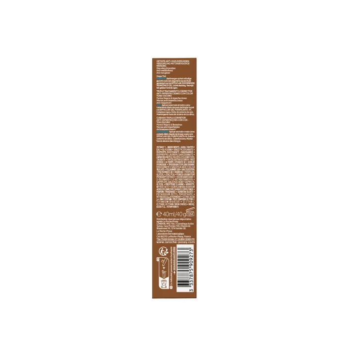 La Roche-Posay EFFACLAR DUO+M - Unifiant Soin Triple Correction Anti-Imperfections - Teinte Foncé, 40ml