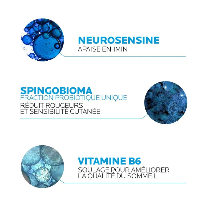 La Roche-Posay TOLERIANE DERMALLERGO - Crème Nuit Apaisante Hydratation Intense - Visage - Peaux à Tendance Allergiques ou Sensibles, 40ml