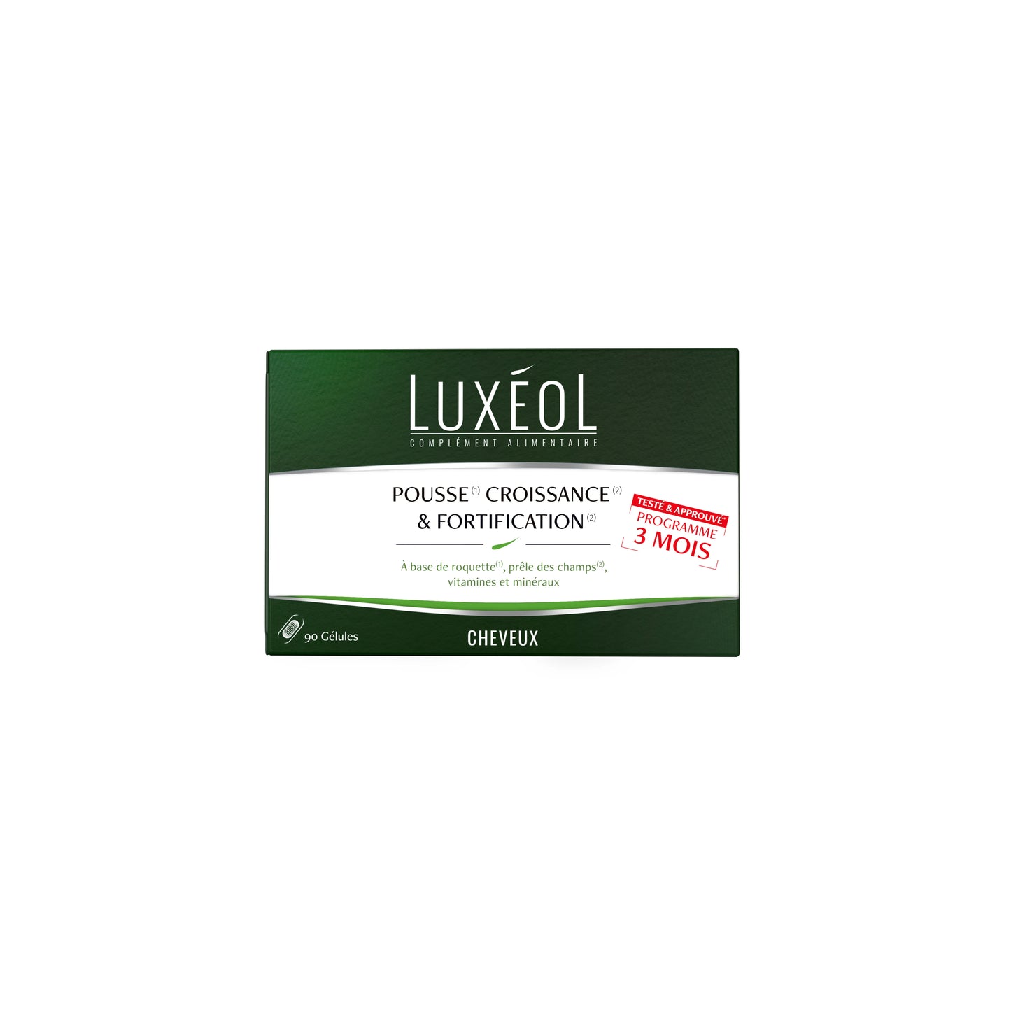 LUXÉOL Pousse, Croissance et Fortification, 90 gélules