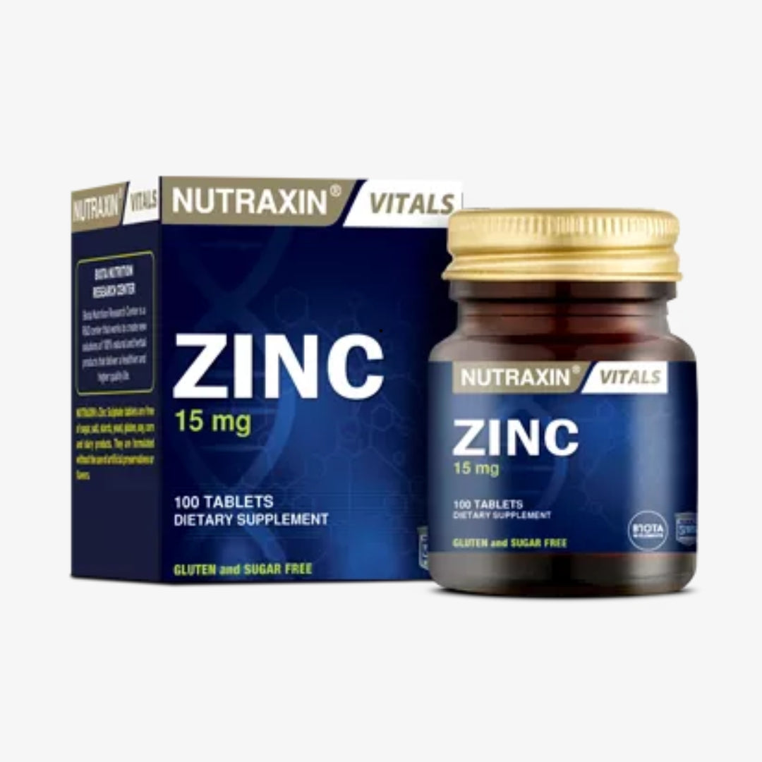 Nutraxin Zinc 15mg | 100 comprimés