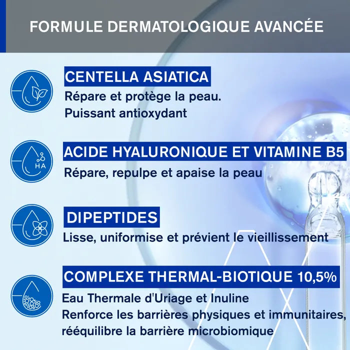 Uriage CICA DAILY - Sérum Réparateur Intense - Visage - Peaux Fragilisées, 30ml
