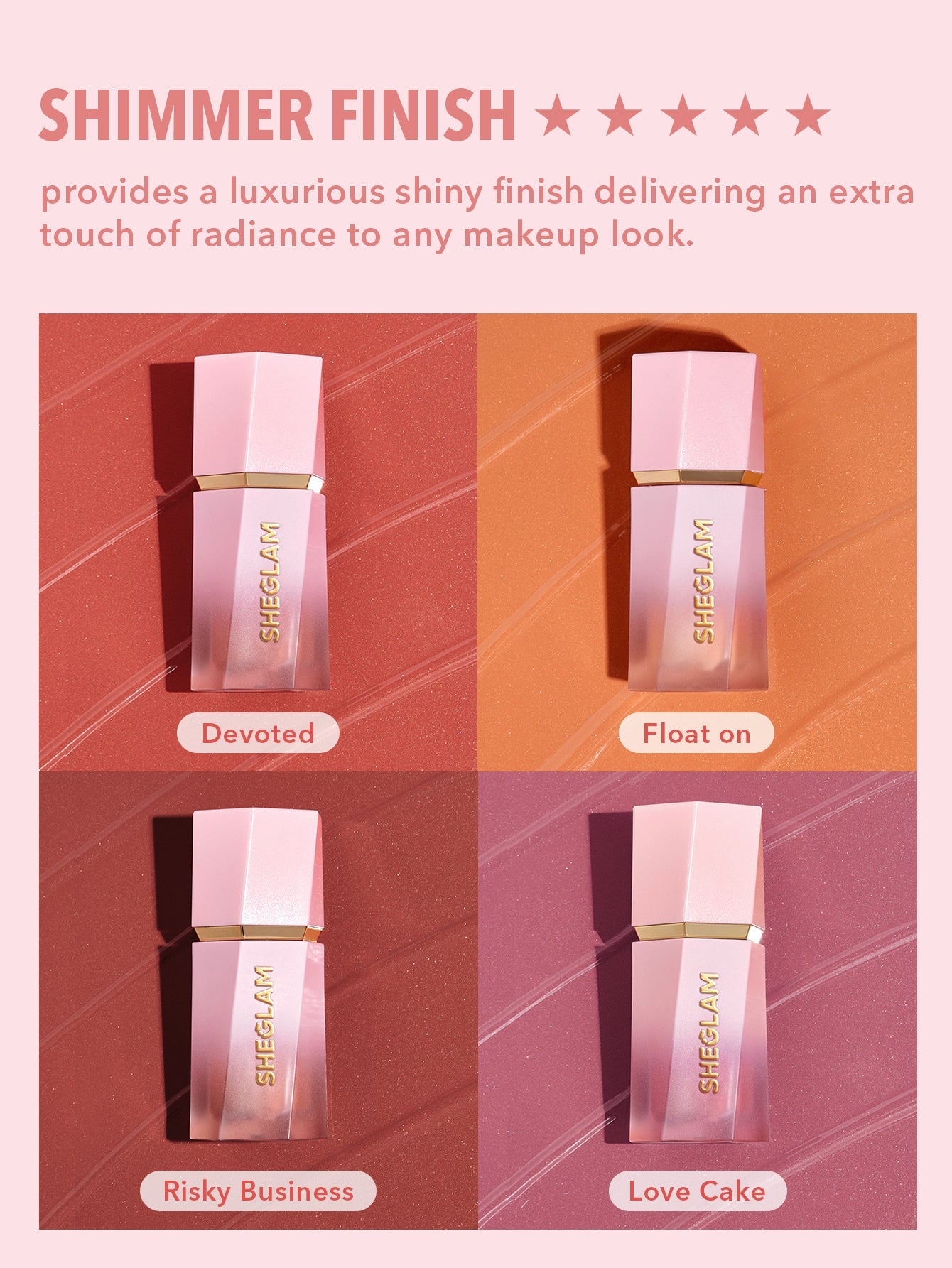 Sheglam Color Bloom Dayglow Liquid Blush Shimmer Finish