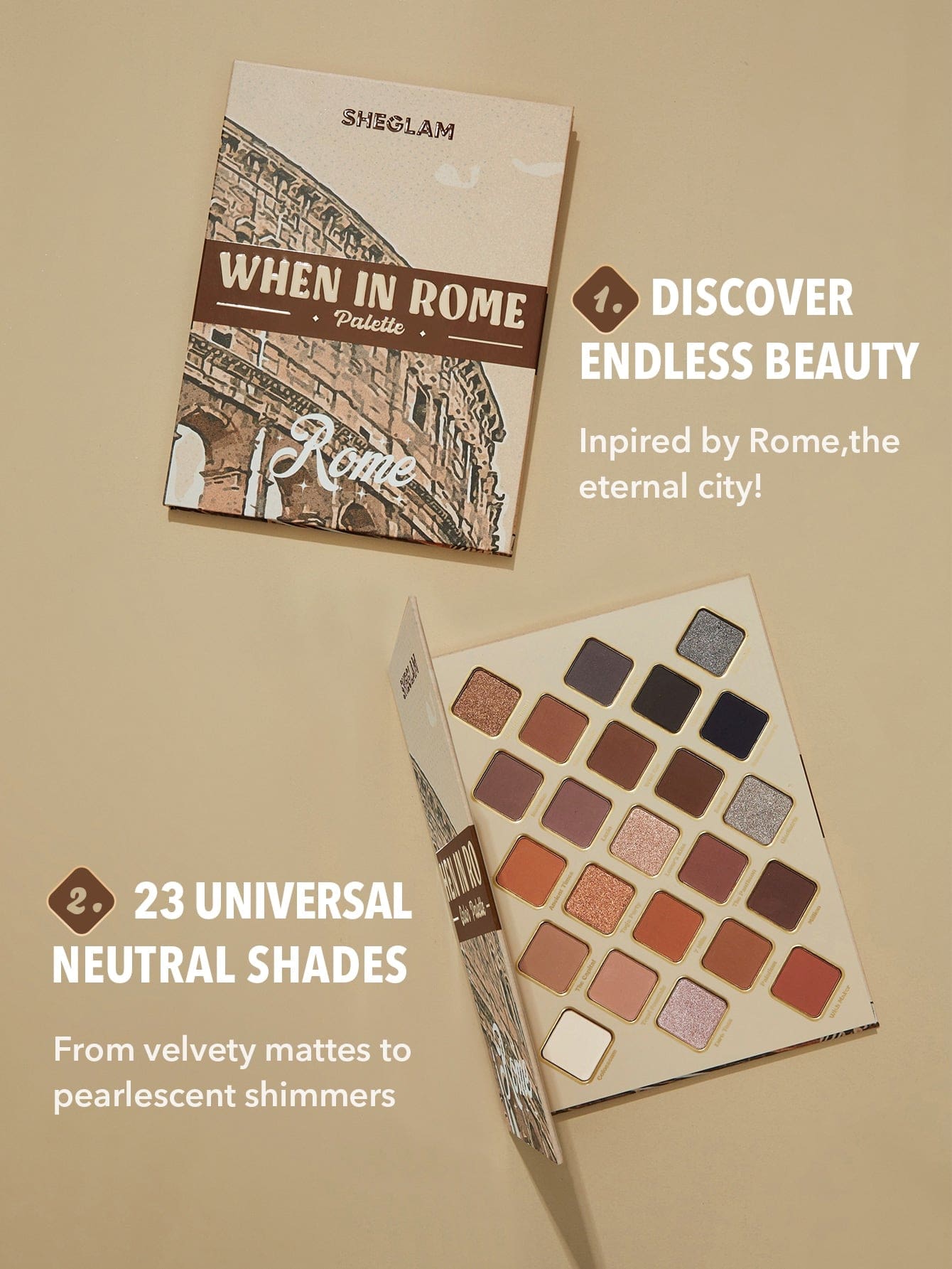 Sheglam When In Rome Palette
