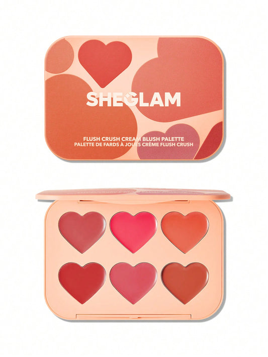 Sheglam Flush Crush Cream Blush Palette-Cottage Core Garden