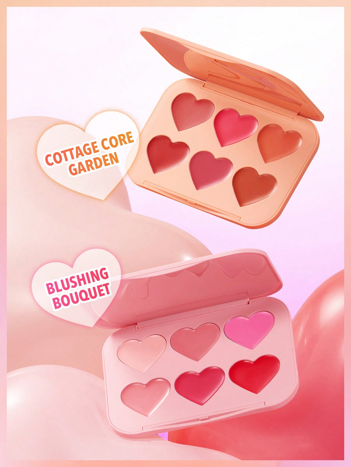 Sheglam Flush Crush Cream Blush Palette-Blushing Bouquet