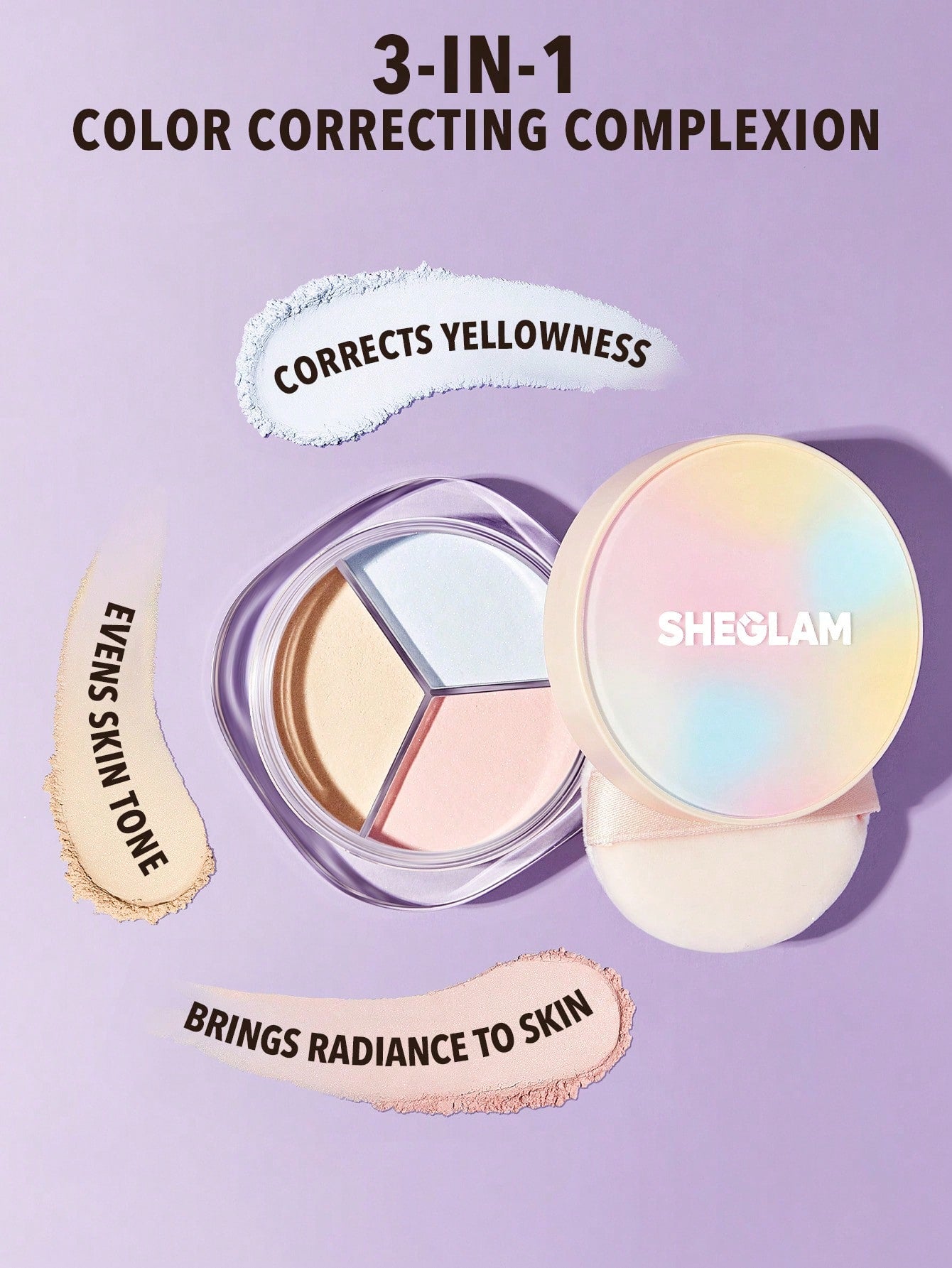 Sheglam Radiance Ring 3-In-1 Correcting Setting Powder
