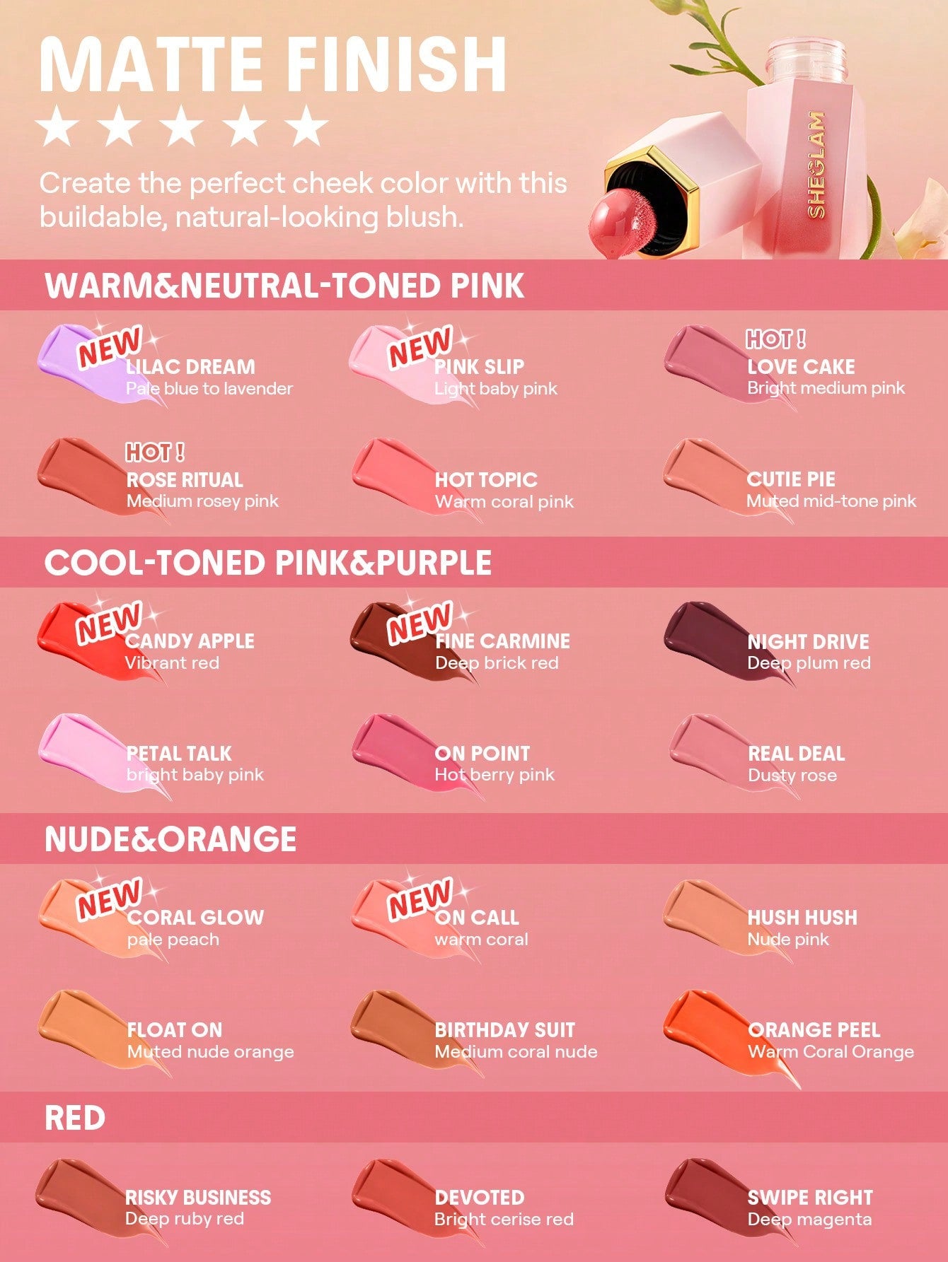 Sheglam Color Bloom Liquid Blus