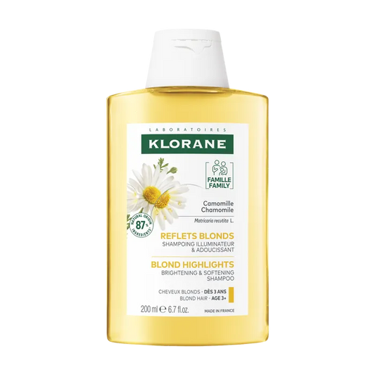 Klorane – Illumine – Cheveux Blonds Shampoing à la Camomille 200 ml