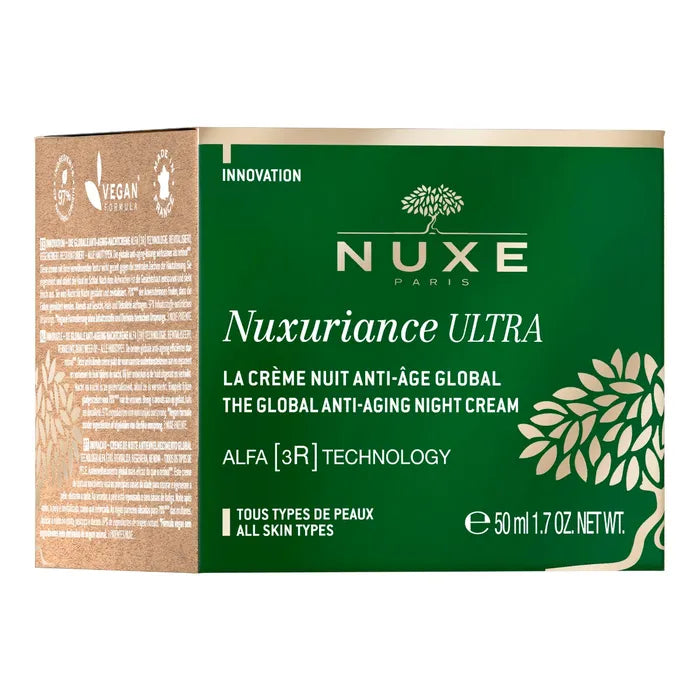 Nuxe NUXURIANCE ULTRA - La Crème Nuit Anti-Âge Global - Visage - Tous Types de Peaux, 50ml