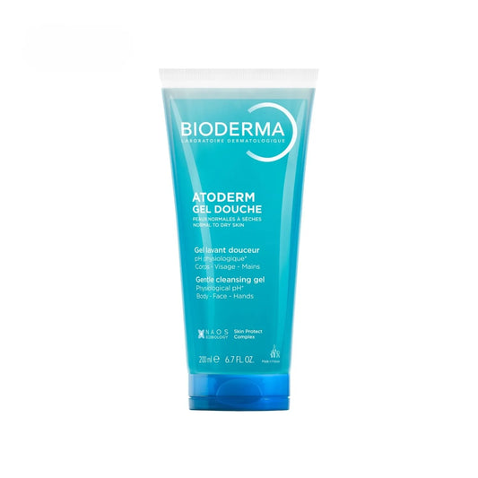 Bioderma ATODERM - Gel Douche Lavant Douceur - Visage et Corps - Peaux Sensibles Normales à Sèches, 200ml