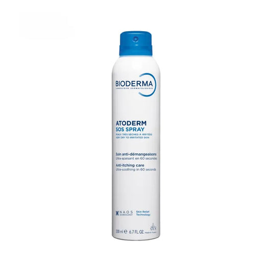Bioderma ATODERM - SOS Spray Anti-Démangeaisons - Peaux Sensibles Sèches à très Sèches, 200ml