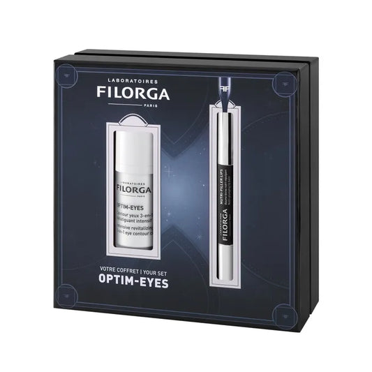 Filorga COFFRET - Optim-Eyes Contour Yeux 3-en-1 Défatiguant Intensif 15ml + Nutri-Filler Lips Baume Lèvres Nutri-Repulpant 4g Offert