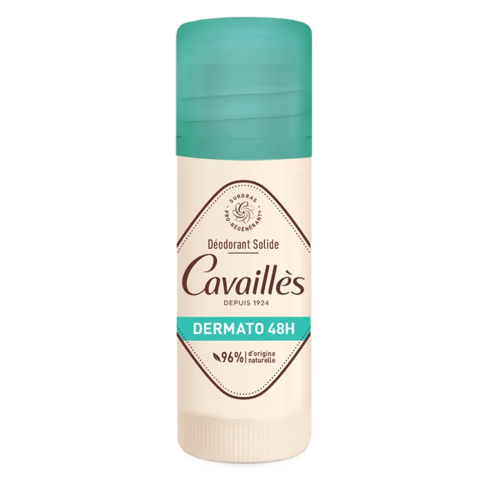 Cavaillès DERMATO - Déodorant Solide 48H Stick - Peaux Sensibles, 40ml