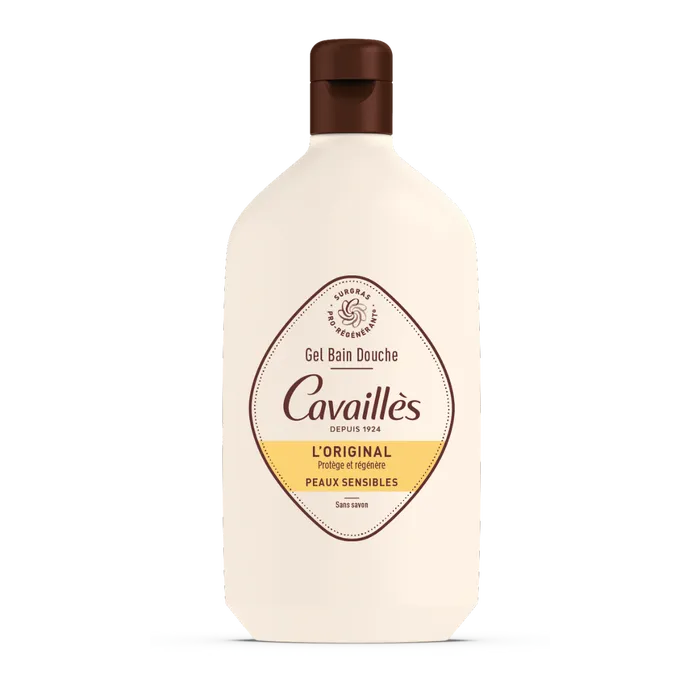 Cavaillès QUOTIDIEN - Gel Bain Douche Surgras Actif L'Original - Peaux Sensibles, 400ml