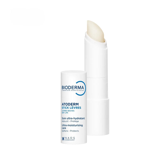 BIODERMA Bioderma ATODERM - Stick Lèvres Ultra-Hydratant - Lèvres Gercées et Desséchées, 4g