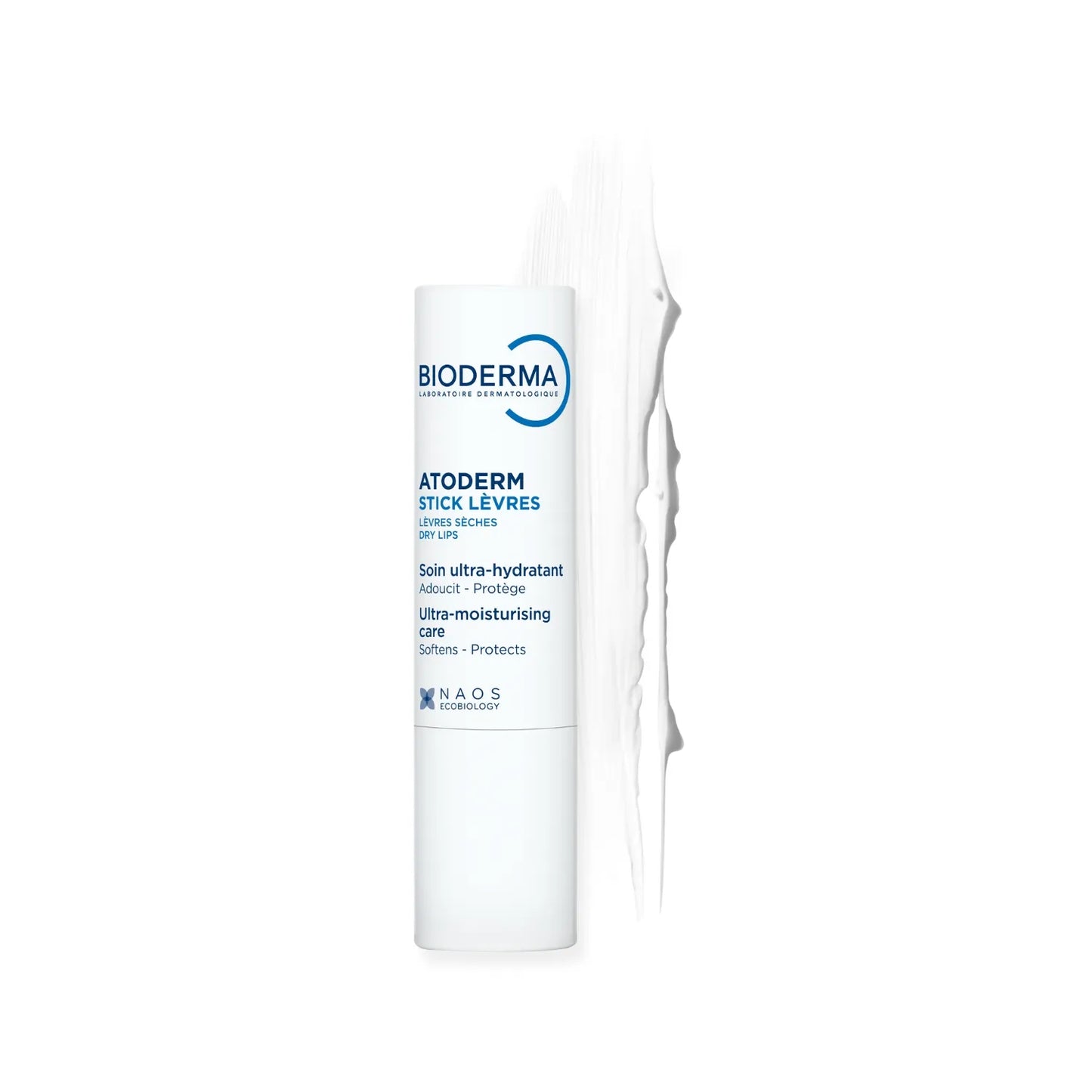 BIODERMA Bioderma ATODERM - Stick Lèvres Ultra-Hydratant - Lèvres Gercées et Desséchées, 4g