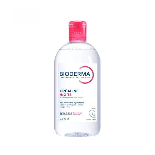 Bioderma CREALINE H2O - Eau Micellaire Démaquillante - Visage et Yeux - Peaux Sensibles,500ml