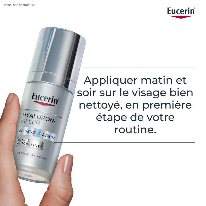 EUCERIN HYALURON-FILLER - Sérum Epigénétique Anti-Âge - Visage - Tous Types de Peaux, 30ml