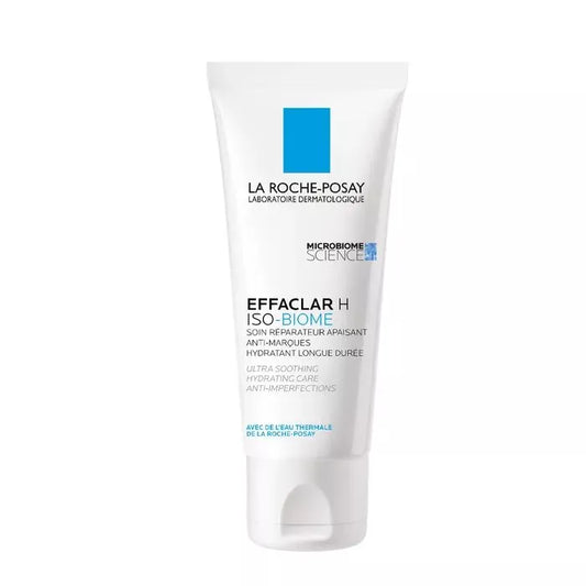 LA ROCHE POSAY EFFACLAR H ISO-BIOME - Soin Réparateur Apaisant Anti-Marques Hydratant Longue Durée - Peaux Acnéiques, 40ml