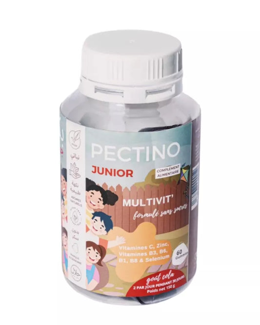 PECTINO Gummies Multivit' Junior – Immunité & Vitalité Enfants – 1 Mois