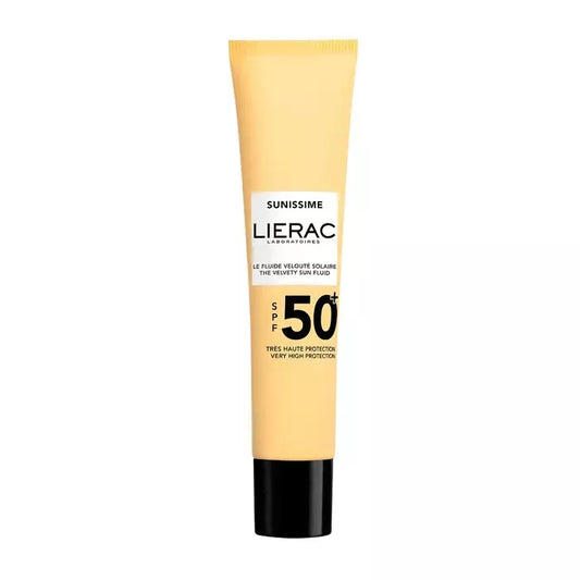 LIERAC Sunissime Fluide Velouté Solaire SPF50+ 40ml – Soin solaire visage anti-âge global 40ml