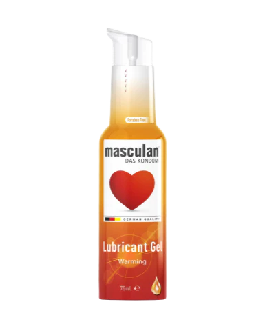 Masculan Das Kondom Lubricant Gel Warming 75ml