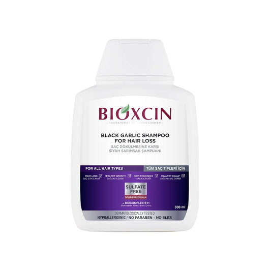 Bioxcin BLACK GARLIC shampoing anti-chute, 300ml