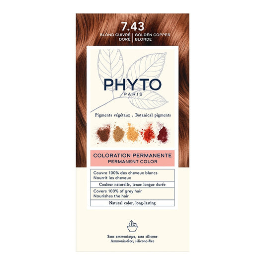 Phytoc olor Kit 7.43 - Golden Copper Blonde Phytocolor Kit 7.43 - Golden Copper Blonde